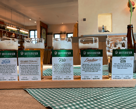 Bierprobe Distelhäuser Brauerei